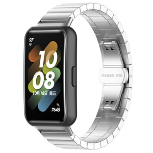 Bracelet de remplacement en acier inoxydable pour <span class=keywords><strong>Huawei</strong></span> <span class=keywords><strong>Band</strong></span> <span class=keywords><strong>7</strong></span>, accessoires pour <span class=keywords><strong>Huawei</strong></span> <span class=keywords><strong>Band</strong></span> <span class=keywords><strong>7</strong></span> - Product Image 2