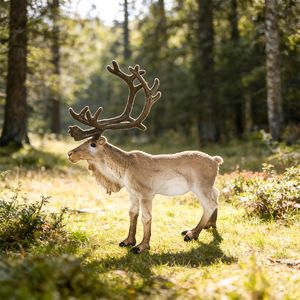 yxs Jouets animaux réalistes transfrontaliers, modèles sauvages, <span class=keywords><strong>rennes</strong></span> de Noël, cerfs sika et antilopes, figurines éducatives - Product Image 2