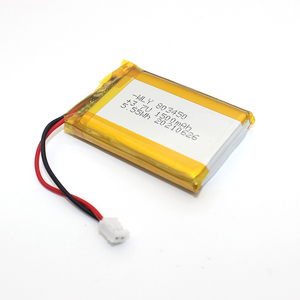 Batería de Polímero de Litio Recargable de Alta Capacidad, 3.7v 1500mah, Batería de Iones de Litio 803450 - Product Image 1