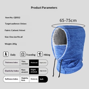 Gorro Cálido para <span class=keywords><strong>Hombre</strong></span>, Gorro <span class=keywords><strong>de</strong></span> Invierno con Protección para el Cuello, Pasamontañas para Ciclismo y Esquí, con Pelaje <span class=keywords><strong>de</strong></span> <span class=keywords><strong>Conejo</strong></span>, para Clima Frío - Product Image 5