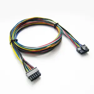 6 8 9 10 12 Pin Connector Housing Wires Harness Oem Computer Car Auto Jst Molex Terminal Connector Wire Harness Extension Cable