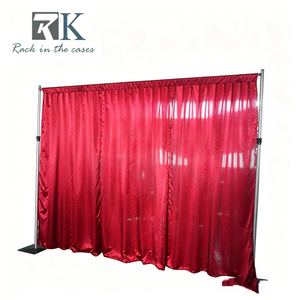 10' Wx10' Tall Adjustable Pipe and Drape <b>Backdrop</b> <b>Stand</b> Kit Wedding Decor - Product Image 1