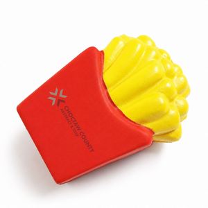 Jouets anti-stress en forme de frites personnalisées en gros, avec logo imprimé, cadeaux promotionnels pour événements d'entreprise - Product Image 4