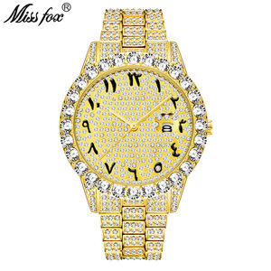 Nuevo Reloj de Lujo para Hombre, Estilo Hip Hop, con Diamantes, Relojes de Moda para Mujer, Directo de Fábrica - Product Image 1