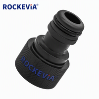Raccord rapide de tuyau d'irrigation goutte à goutte de jardin, adaptateur de robinet, filetage femelle 3/4 pouce vers raccord court en plastique 8 mm