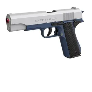 O novo anúncio 1911 pistola automática projétil cartucho brinquedo arma recarga automática pistola bala suave arma