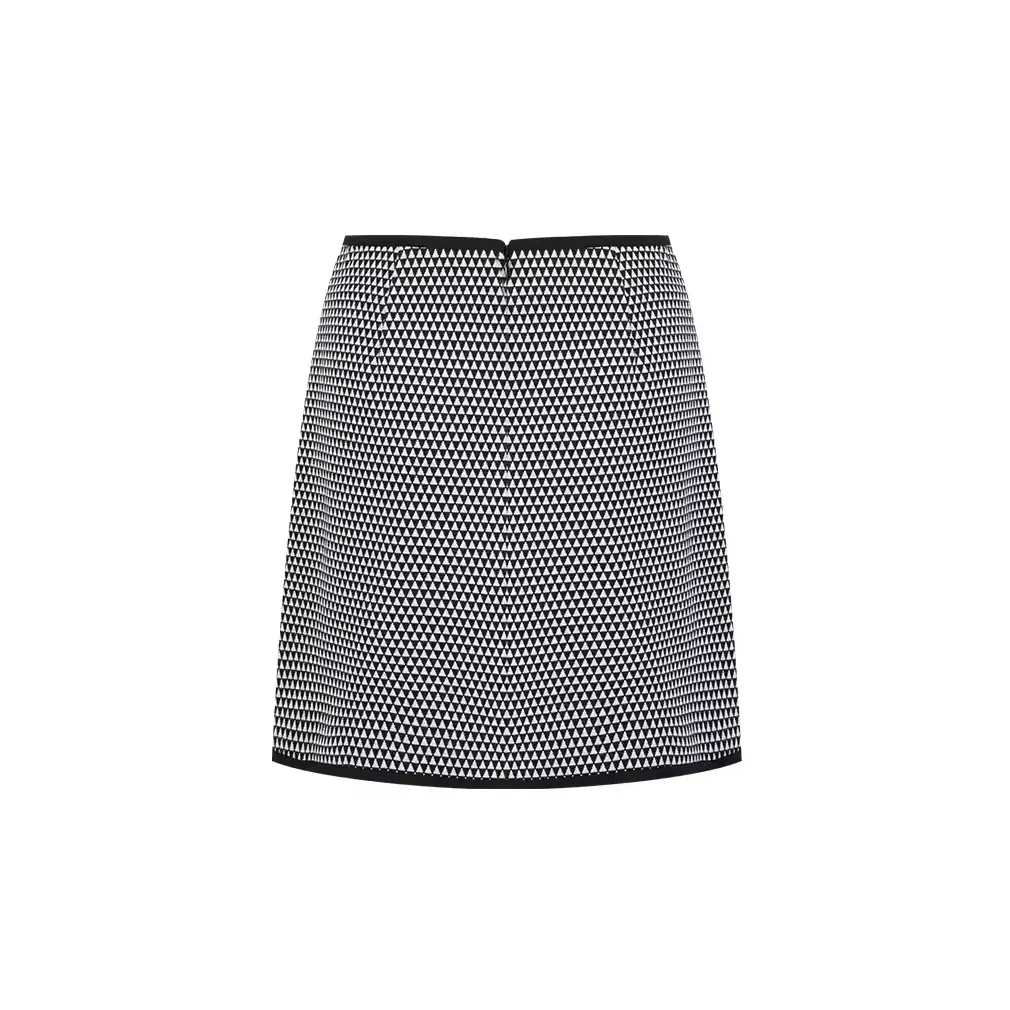 Fashion Clothes Manufacturers Supplier Trendy Designer Custom Causal Elegant Women Houndstooth Wool Plaid Mini Pencil Skirt