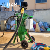 Machine de sablage à eau haute pression, nettoyage mobile sans poussière, sablage de graffitis, usine de Qingdao