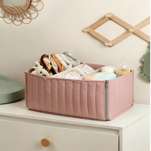 Organizador de Pañales Portátil Extra Grande, Cesta de Almacenamiento de Pañales para Bebé Recién <span class=keywords><strong>Nacido</strong></span>, Bolsa de Almacenamiento Funcional para el Automóvil - Product Image 3