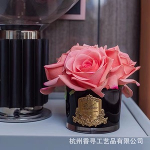 Preserved Rose Artificial Flower Aroma <b>Diffuser</b> 400g Round Tabletop Elegant Fragrance for Indoor Home <b>Room</b> Valentine'S Day - Product Image 4