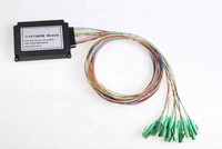 Multiplexeur à Fibre Optique Compact 2CH 4CH 8CH 16CH 18CH CWDM Mux/Demux DWDM Dispositif à Fibre Unique avec Connecteur LC Réseau GPON