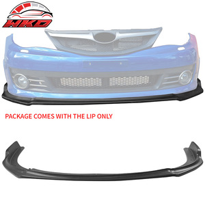 Alerón delantero IKON para Impreza WRX STI 08-10, labio de parachoques, color negro mate, PP, piezas de automóvil, accesorios automotrices - Product Image 1