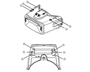 Skyzone COBRA X/S V4 5.8G Kacamata Video Terpasang di Kepala FPV Perspektif Pesawat Terbang Model Sayap Tetap - Product Image 6