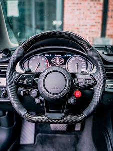 Accessoires de voiture personnalisés Volant pour <span class=keywords><strong>Audi</strong></span> A6 A7 A8 S6 S7 S8 C8 2018 2019 2020 2021 2022 <span class=keywords><strong>2023</strong></span> - Product Image 1