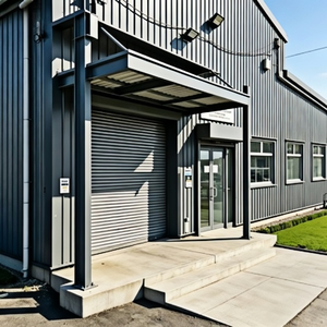 Entrepôt en acier préfabriqué écologique <span class=keywords><strong>de</strong></span> petite taille, entrepôt en acier galvanisé pour le stockage temporaire <span class=keywords><strong>de</strong></span> marchandises - Product Image 3