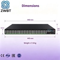 Commutateur Ethernet H3C S5590-48UN4Y2CC-EI 54 ports 10/100/1000 Mbps POE SNMP QoS VLAN en stock