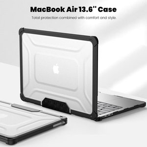 Nhà Máy Bán Buôn Giá Nhiệm Vụ Nặng Nề Gồ Ghề Vỏ Cứng Laptopsleeve Trường Hợp Bìa Với Chức Năng Đứng Cho <span class=keywords><strong>Macbook</strong></span> Không Khí 13 14 15 16Inch - Product Image 2