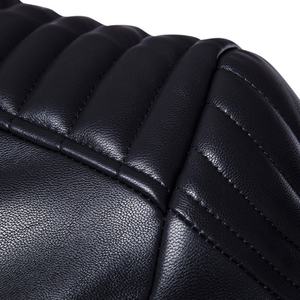 Blouson de moto en cuir personnalisé de haute qualité avec fermeture éclair, col montant et poches latérales pour la course et la conduite – Vente en gros - Product Image 5