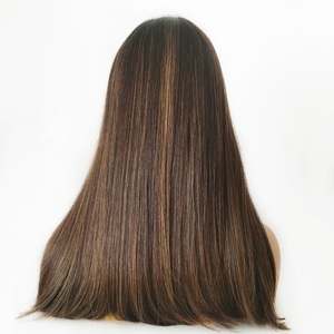Parrucca Frontale in Pizzo Svizzero Invisibile con Capelli Umani Brasiliani Vergini Remy a Doppia Trama, Effetto Cuoio Capelluto Naturale, Economica all'Ingrosso - Product Image 6