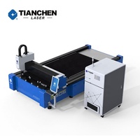 Machine de découpe laser à fibre Tianchen 6 kW pour métal et acier inoxydable, CNC 3 axes, refroidie par eau, contrôle Cypcut, 130 m/min, haute précision