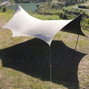 Haute qualité épaissi étanche Oxford tente en acier plage équipement de plein air pare-soleil abri auvent pour randonnée famille Camping - Product Image 4