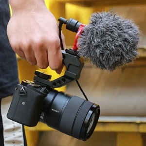 Poignée supérieure pour appareil photo/DSLR avec connexion ARRI pour cage d'appareil photo <span class=keywords><strong>Sony</strong></span> A6400 6300, prises de vue en bas angle avec 3 griffes porte-accessoires - Product Image 6