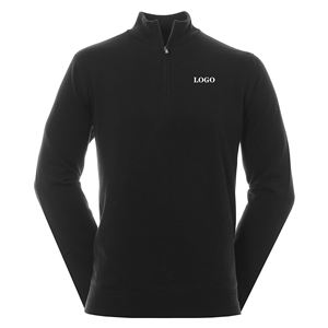 Design personnalisé pour hommes Sweatshirts de golf personnalisés de haute qualité légers et performants avec quart de fermeture éclair - Product Image 5