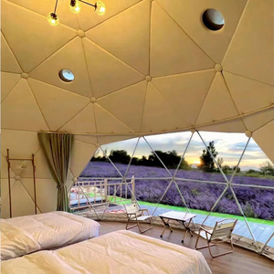 Kit de Dôme Géodésique Écologique de Luxe pour Hôtel, Tentes Dôme Géométriques Transparents en PVC pour Glamping, Grandes Dômes de 6m, 12m, 20m, 50m, Idéales pour l'Hiver - Product Image 6