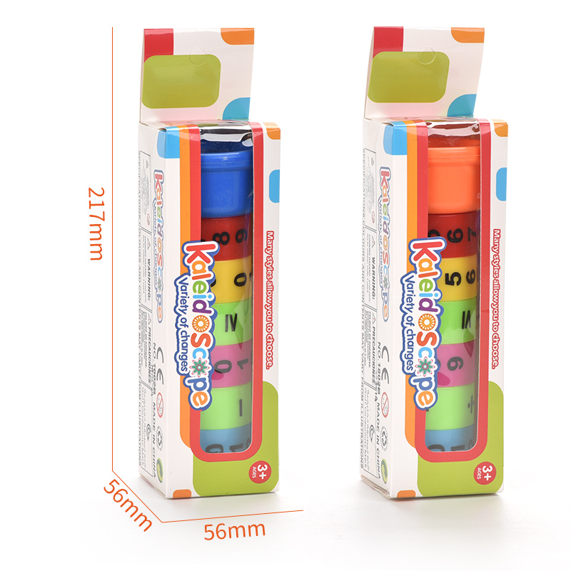 Оптовая продажа, вращающийся калейдоскоп, детские развивающие игрушки, волшебный цифровой калейдоскоп, мини-подарок