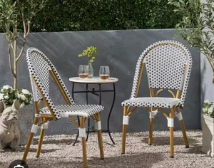 Best Modern Garden <b>Rattan</b> Hotel Sales Office Sun Room Balcony <b>Outdoor</b> <b>Rattan</b> Chair Tea Table Furniture Combination - Product Image 2