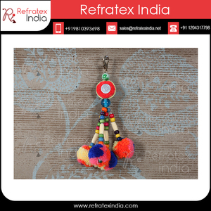 Cotton Handbags <b>Keyrings</b> - Product Image 3