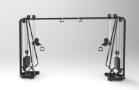 Máquina de Cable Cruzado Comercial para Gimnasio EM Fitness, Equipo de Fitness