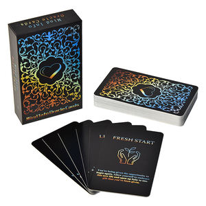 Kartu cetak hewan kustom permainan Cartas oracle kartu cetak De Espanol oracle <span class=keywords><strong>Tarot</strong></span> Card Deck dengan kartu buku panduan oracle Supplier - Product Image 1