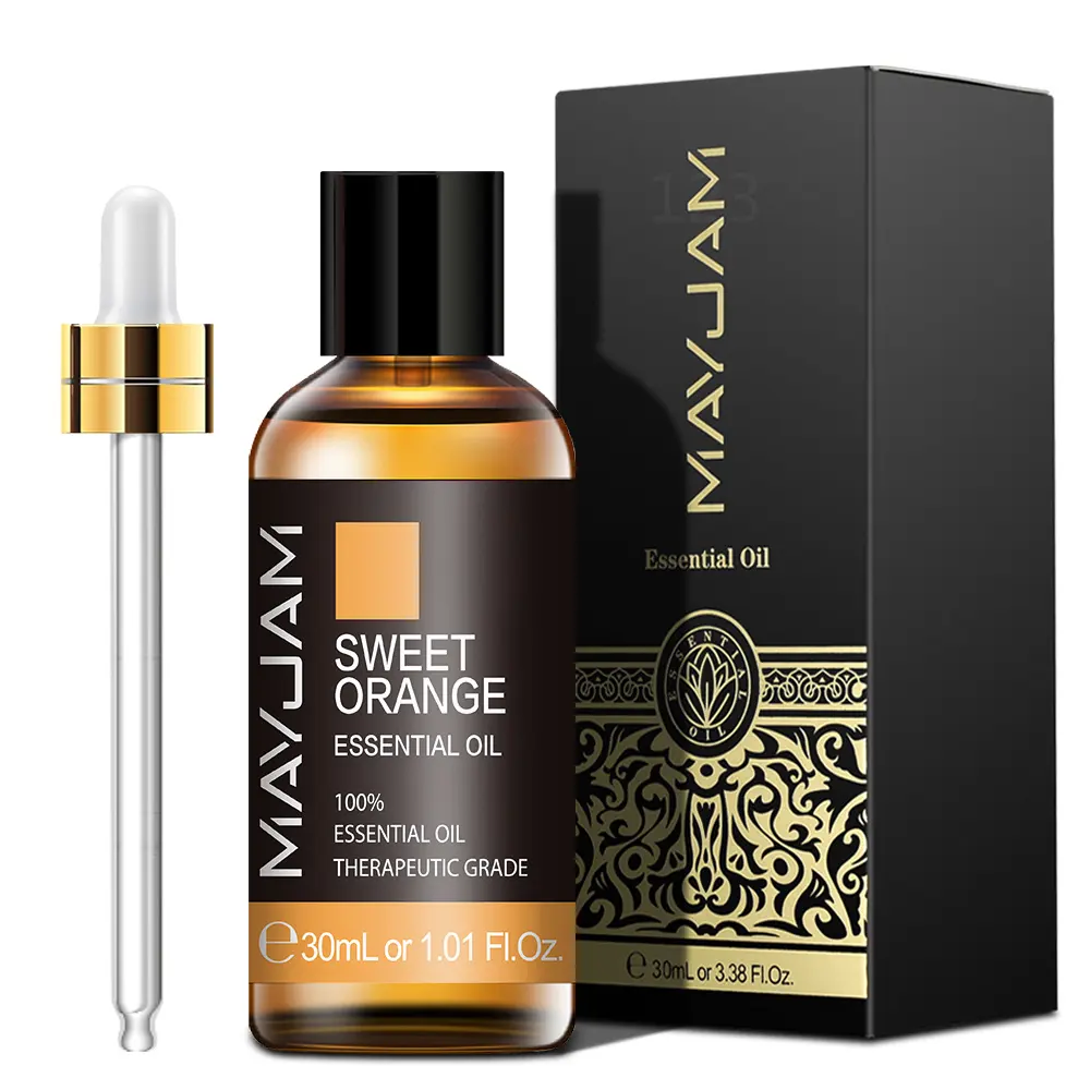 LUXURY premium 100 essential oil skin care tea tree sweet orange lemongrass and peppermint oil extract oil