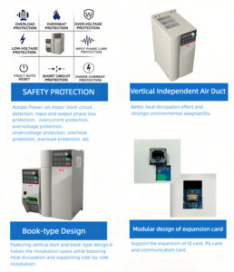 3HP 7.5KW 380V vfd/<span class=keywords><strong>vsd</strong></span>/<span class=keywords><strong>vsd</strong></span>/vd 220V ตัวแปรความถี่อินเวอร์เตอร์ - Product Image 2