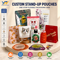 Sachet Doypack anti-fuite d'huile, imprimé couleur personnalisé, pour emballage alimentaire de graines grillées, noix, snacks frits et sacs de stockage pour la vente au détail