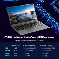 Laptop Gaming 15.6 inci Core N95 I5 i3 CPU RAM 12GB SSD 256GB 512GB Notebook Tipis Komputer Laptop