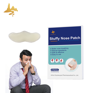 2025 Nova Venda Quente Hipoalergênico Hidrogel Stuffy Nose Patch Melhor Alívio Do <span class=keywords><strong>Sinus</strong></span> e Noite Do Sono Uso Gesso Chinês - Product Image 1