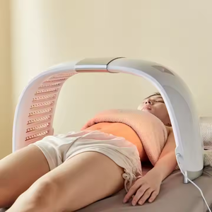 Uốn cong Silicone 7 màu sắc LED ánh sáng sinh học Photon Mặt nạ trị liệu mặt chống lão hóa trẻ hóa da Collagen kích thích tăng trưởng PDT - Product Image 4