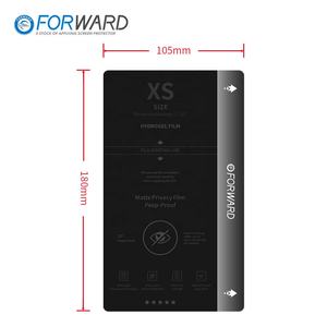 FORWARD <span class=keywords><strong>XS</strong></span> Size Privacy Screen Protector cellulare TPU Hydrogel Film Plotter Cutter Machine per Huawei Vivo <span class=keywords><strong>iphone</strong></span> mi samsung - Product Image 2