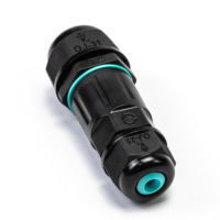 Connettore da pannello a pannello ING M20S a 3 poli, impermeabile IP68, 17.5A 450V, con contatti in ottone per cavi da 0.5-1.5mm²