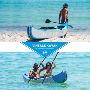 Canoë de pêche pliable de haute qualité en dropstitch pour eaux vives, kayak gonflable 3 places, 1. Kayak gonflable - Product Image 6