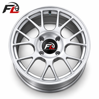 Jantes forgées monobloc en maille argentée, face usinée, 18, 19, 20 pouces, 5x112, 5x120 pour BMW, Audi, Benz