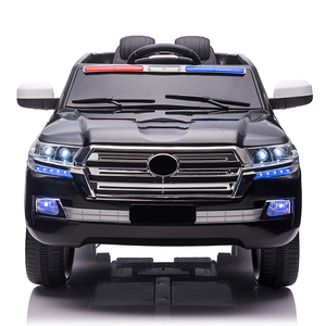 Coche de Policía Eléctrico para Niños con Luces Intermitentes, Batería de 12V7AH, Plástico, con Control Remoto de 2.4G - Product Image 1