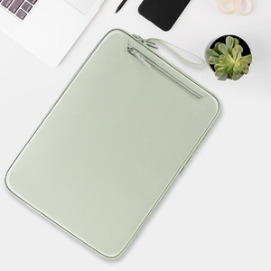 Funda protectora nueva de piel sintética para portátil, estuche personalizado para portátil con cordón y bolsillo para almacenamiento. - Product Image 5