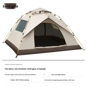 <span class=keywords><strong>Tente</strong></span> <span class=keywords><strong>de</strong></span> camping <span class=keywords><strong>de</strong></span> voyage <span class=keywords><strong>de</strong></span> <span class=keywords><strong>pêche</strong></span> pop-up camouflage entièrement automatique à ouverture rapide pour l'été en plein air 2 3 4 personnes Installation sans outil portable - Product Image 4