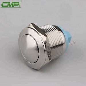Cài đặt đường kính 19mm thép không gỉ không thấm nước công nghiệp pushbutton chuyển - Product Image 3