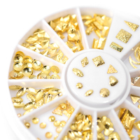Accessoires de décoration pour ongles en alliage 3D DIY de haute qualité, 12 compartiments, rivets et breloques Bling Bling
