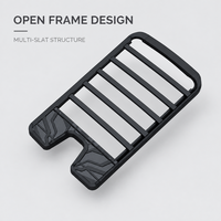 Boîte de rangement modulaire à cadre à lamelles pour fenêtre arrière de SUV, accessoire pour équipement de camping tout-terrain