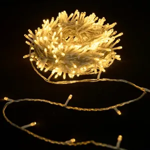 Guirlande lumineuse LED plate, 5m, piles 3AA, lumière blanche chaude, idéale pour la décoration intérieure et extérieure, fêtes et - Product Image 1